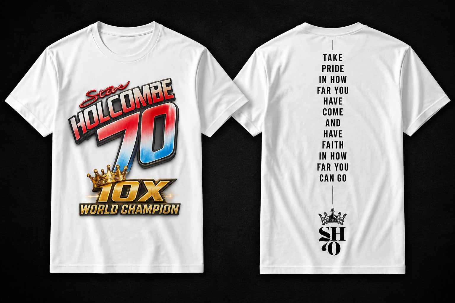 ‼️STEVE HOLCOMBE 10 X WORLD CHAMPION LIMITED EDITION‼️